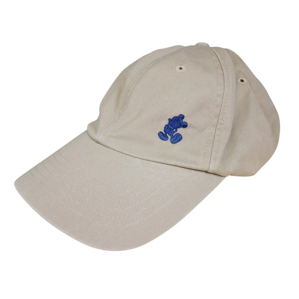 Walt Disney World Hat Mickey Mouse Khaki Strap back Embroidered Baseball Cap